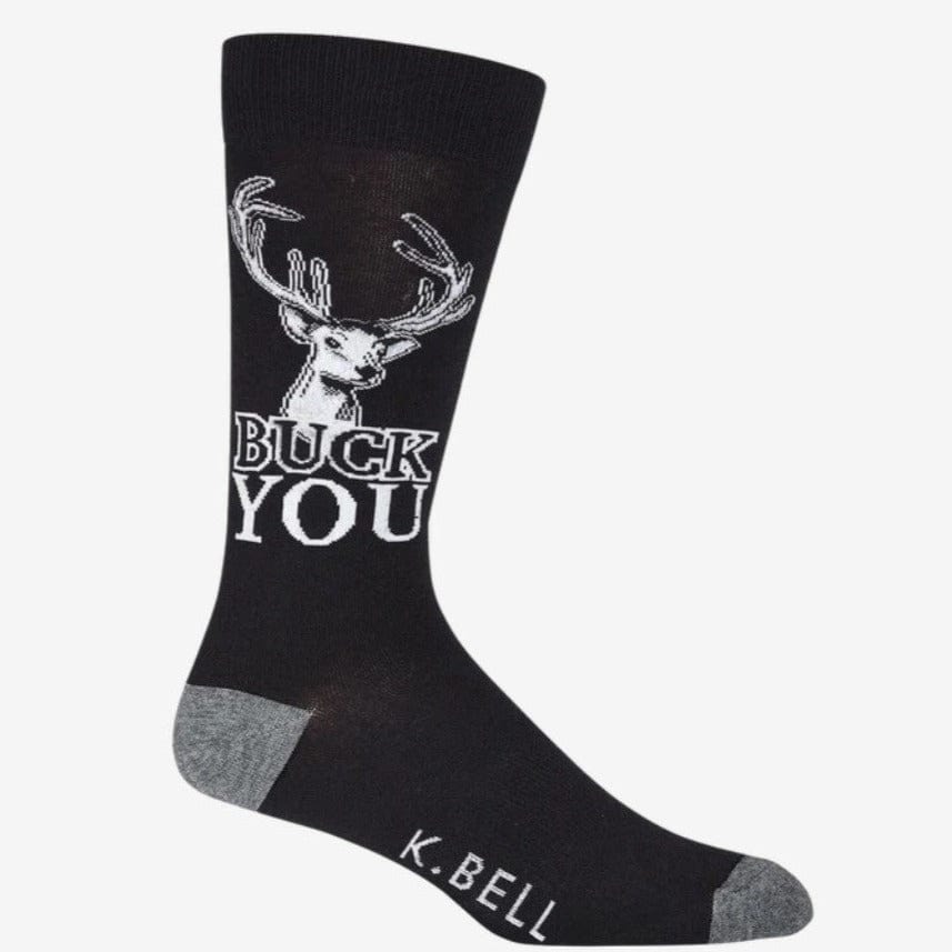 Buck You Men’s Crew Socks