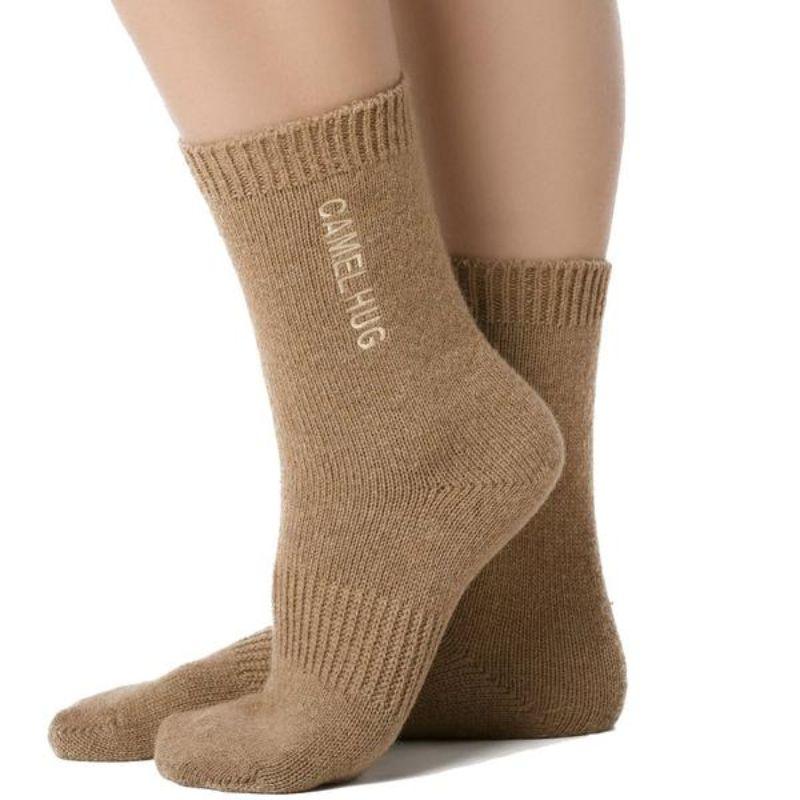 Camel Hair Thermal Socks Unisex Crew Sock