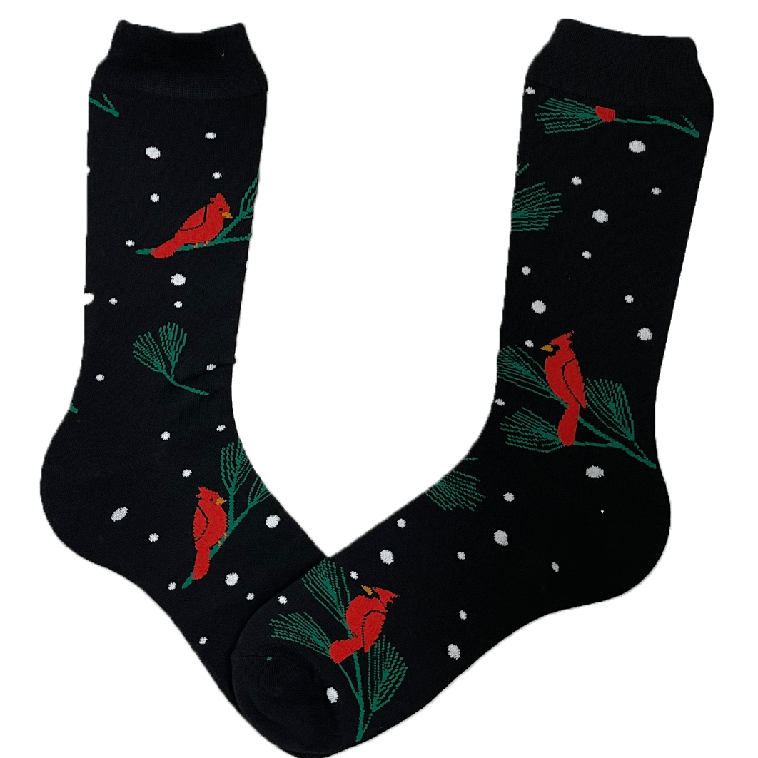 Winter Bird Watch Crew Sock