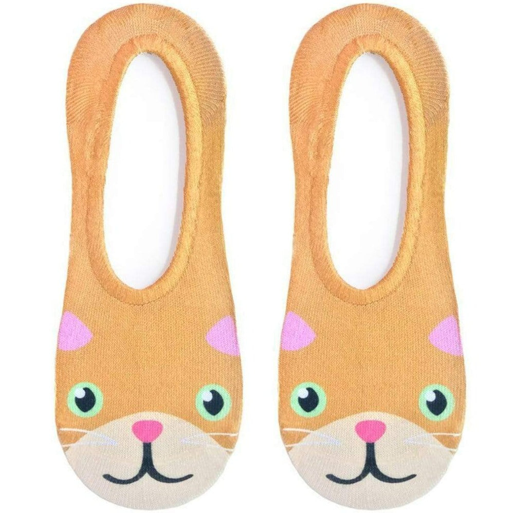 Kitty Liner Socks No Show Sock