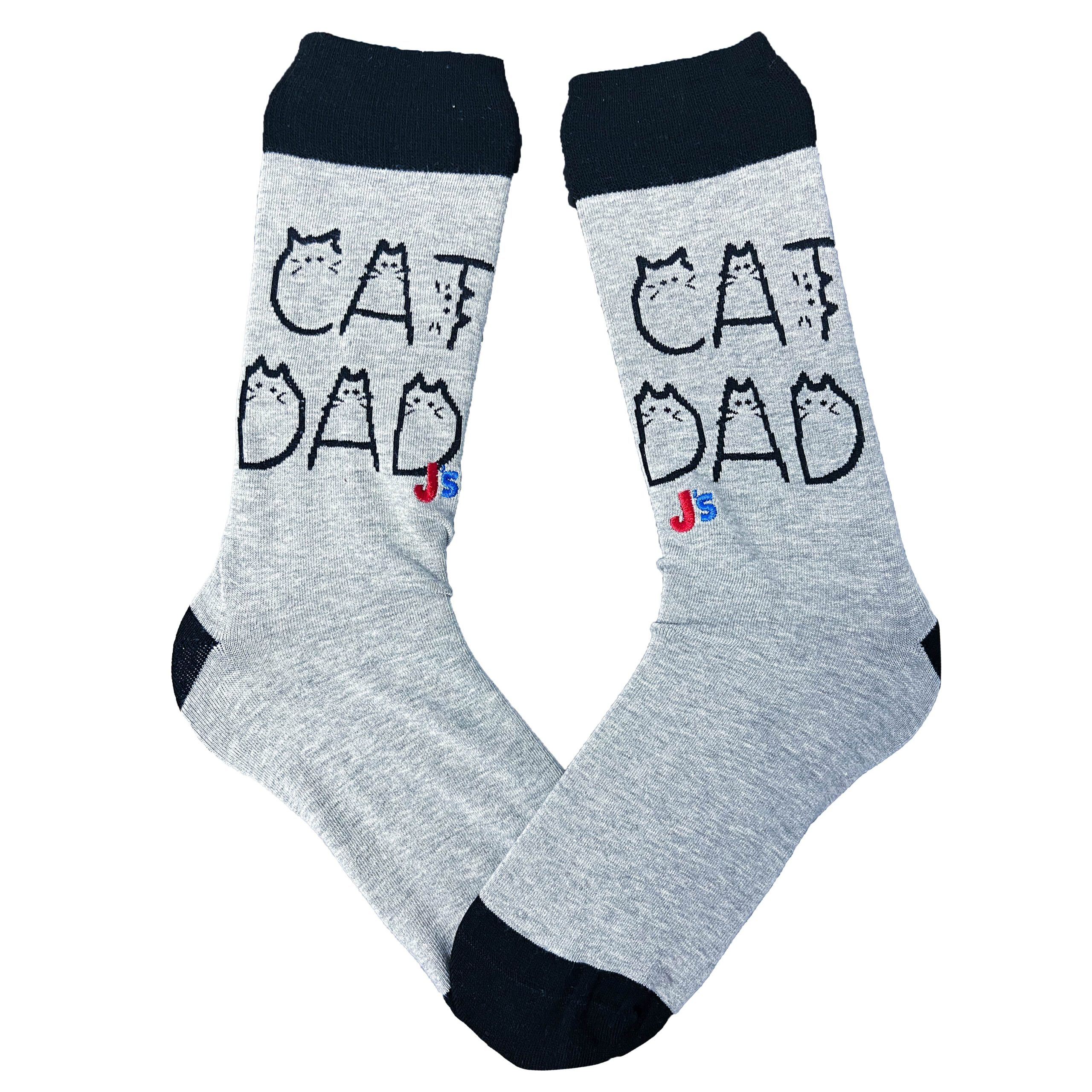 Cat Dad Men’s Crew Socks