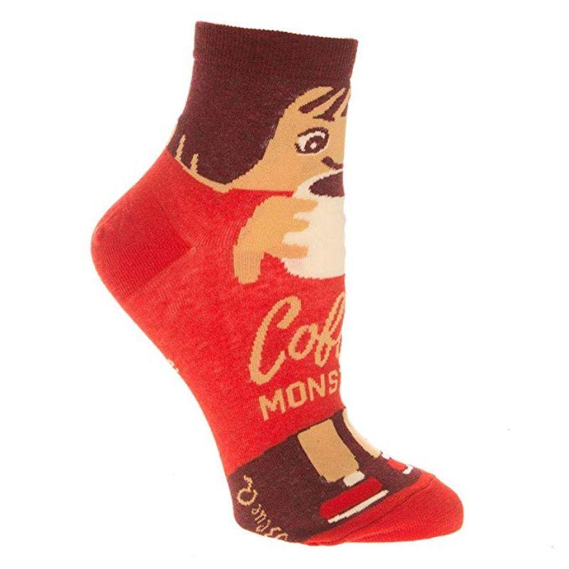 Coffee Monster Socks – Women’s Ankle Sock