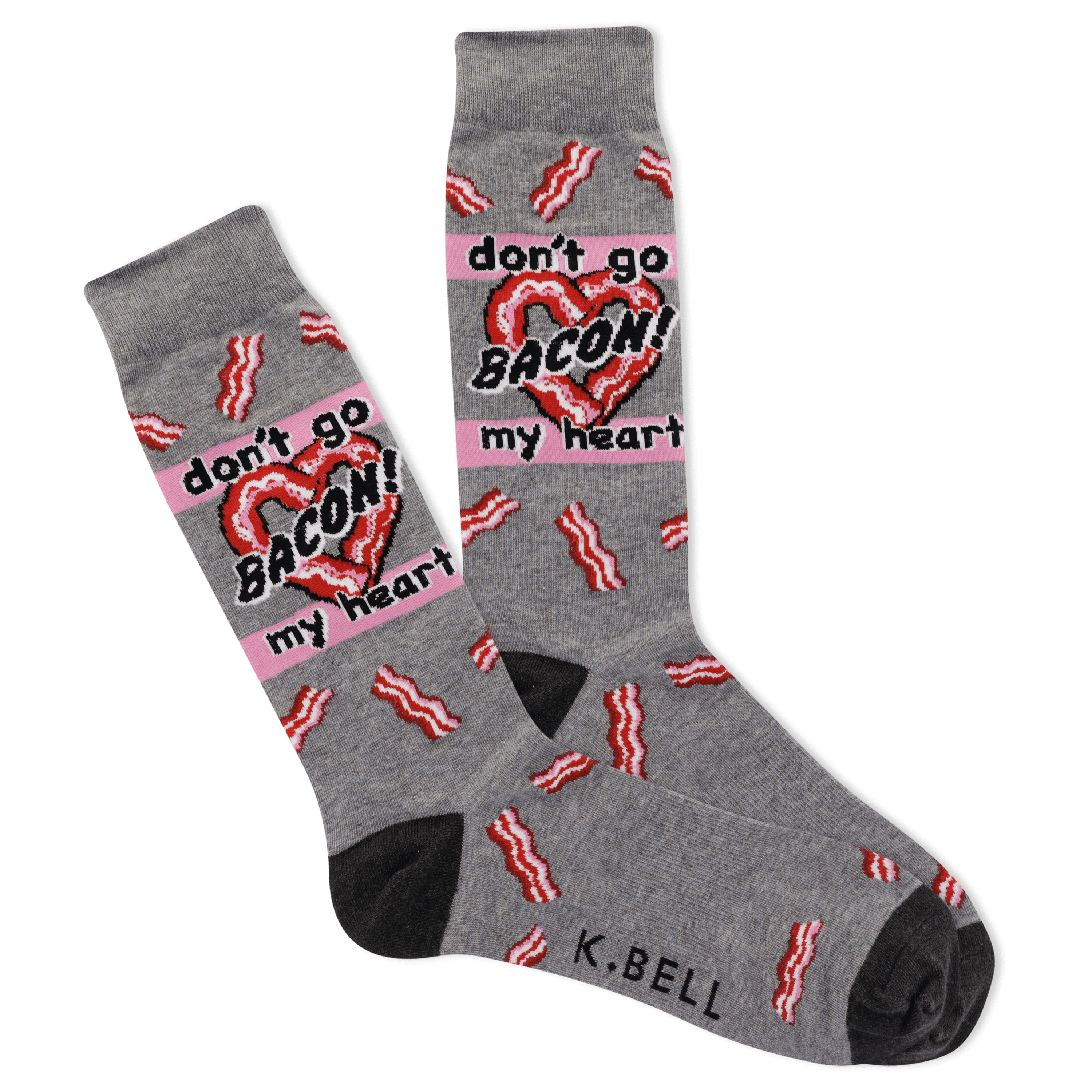 Bacon My Heart Men’s Crew Socks