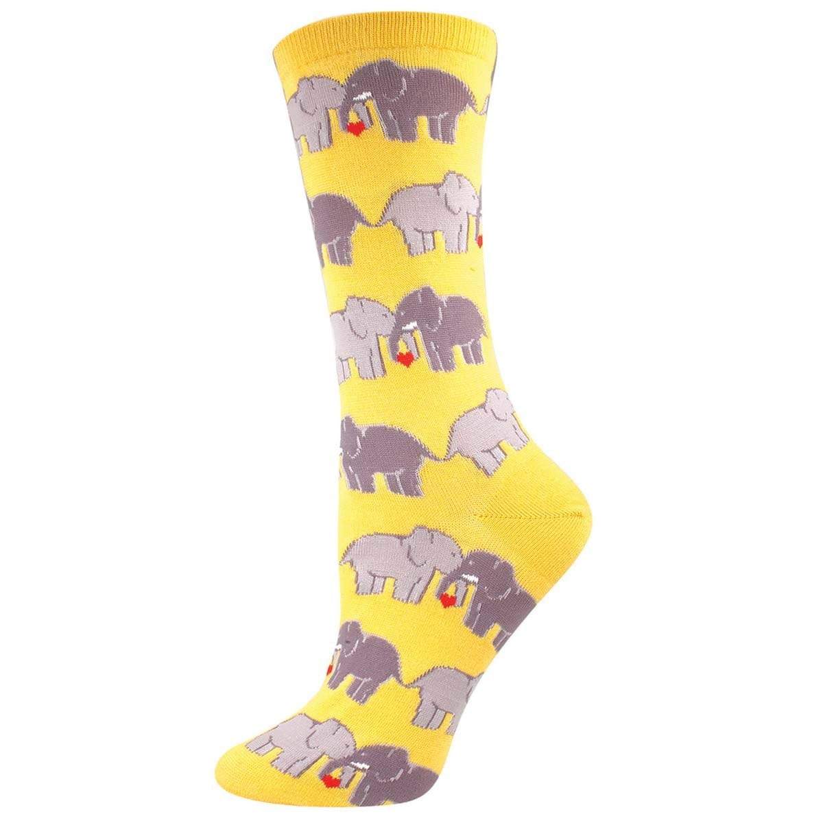 Elephant Love Women’s Crew Socks