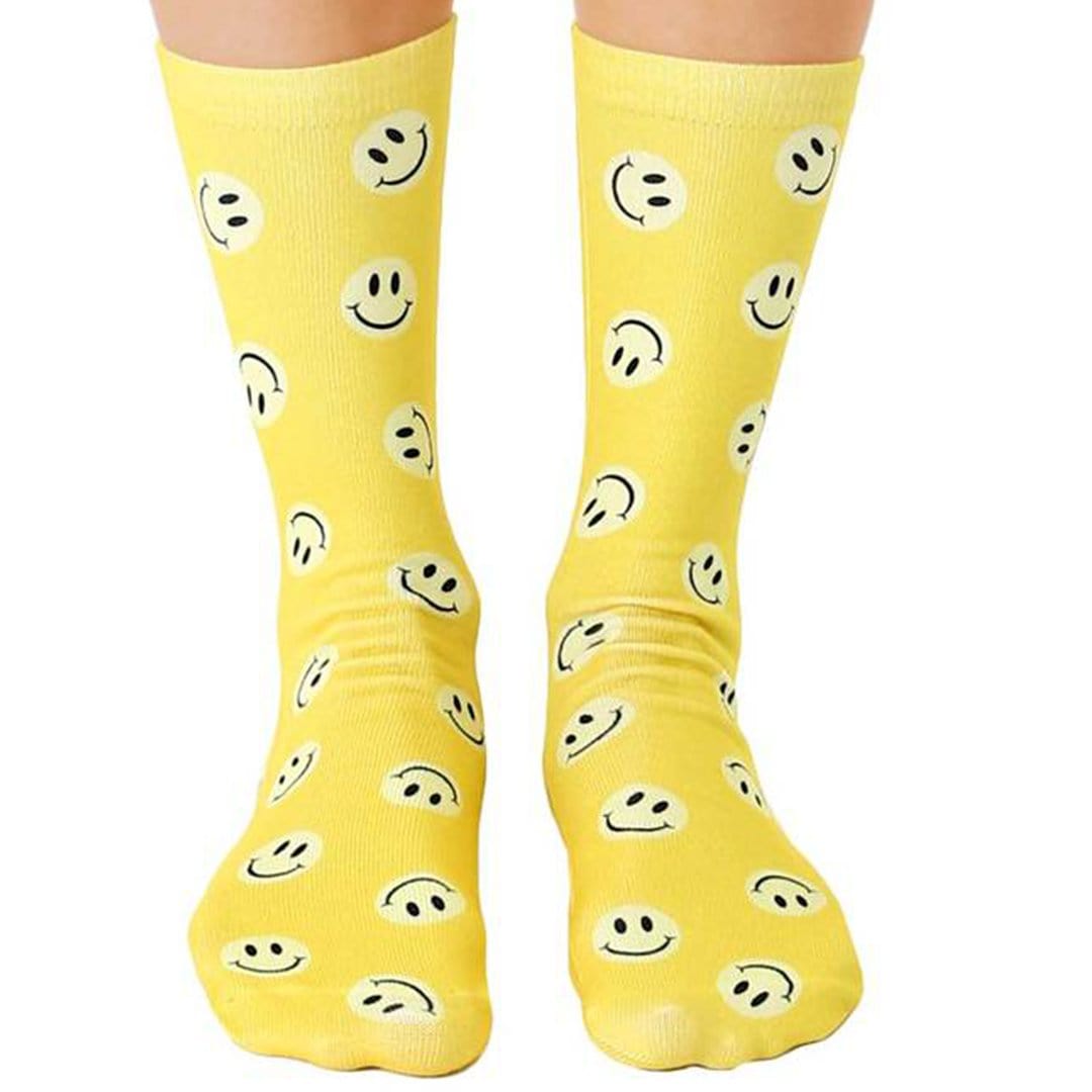 Smiley Unisex Crew Socks