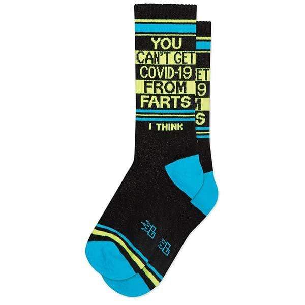 You Can’t Get Covid From Farts I think Crew Sock Unisex Crew Sock