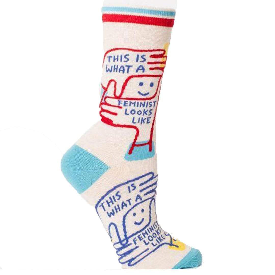 This Is What a Feminist Looks Like Socks Women’s Crew Sock