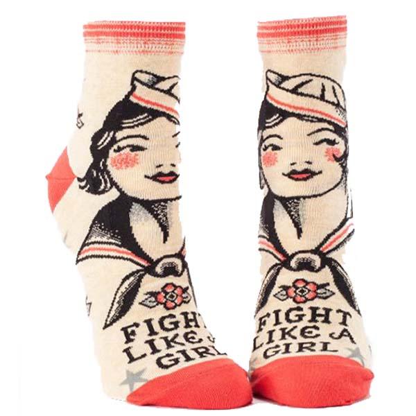 Fight Like a Girl Socks Women’s Ankle Sock