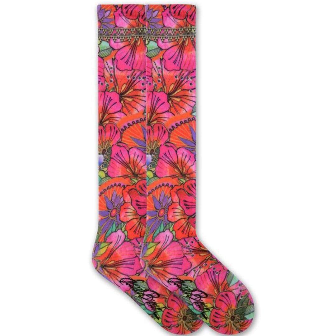 Blossoming Floral Socks Women’s Knee High Sock