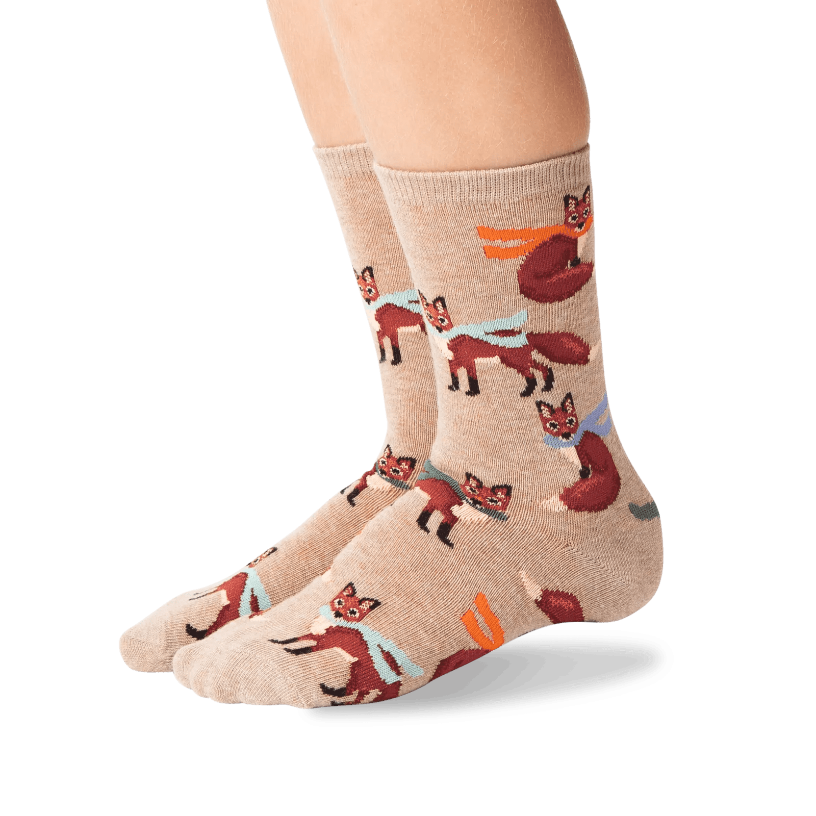 Winter Foxes Kid’s Crew Socks