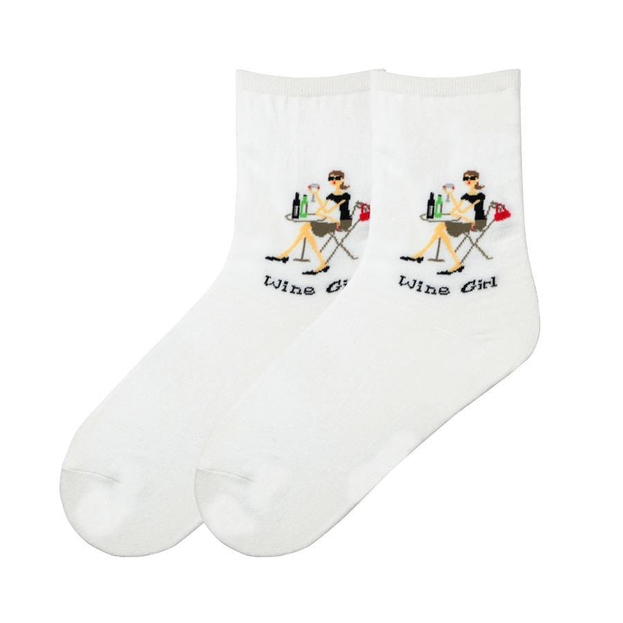 Wine Girl Socks – Women’s Crew Sock