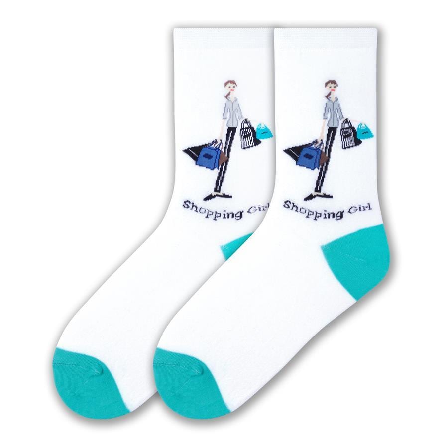 Shopping Girl Women’s Crew Sock