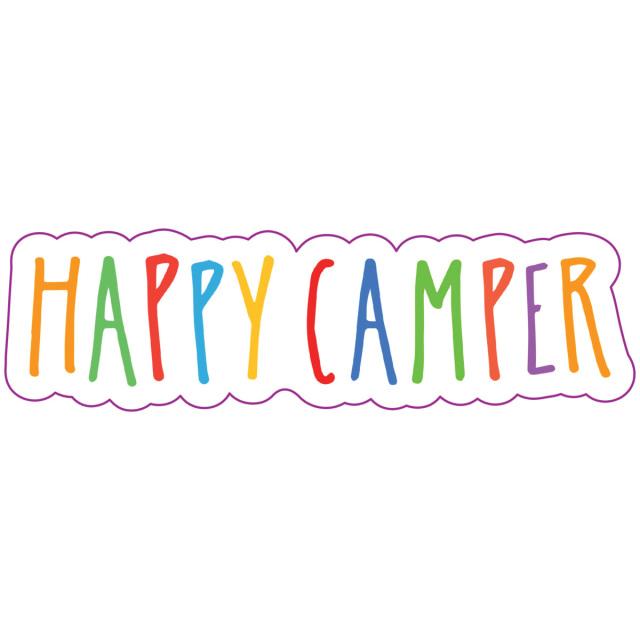 Happy Camper Sticker