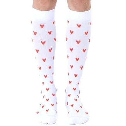 Hearts Compression Socks