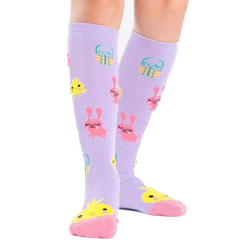 Hoppy Easter Junior Knee High Socks