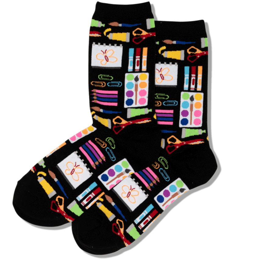 Art Supplies Women’s Crew Sock