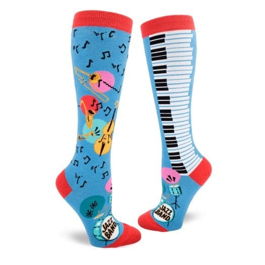 Jazz Band Women’s Knee High Socks