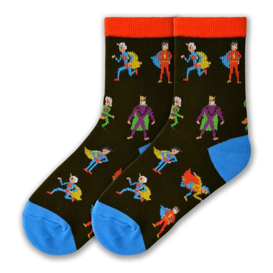 Super Hero Socks Children’s Crew Sock