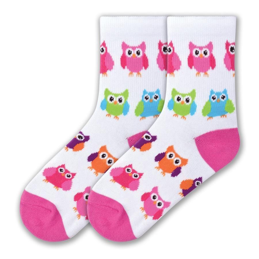 Colorful Owl Socks Children’s Crew Sock