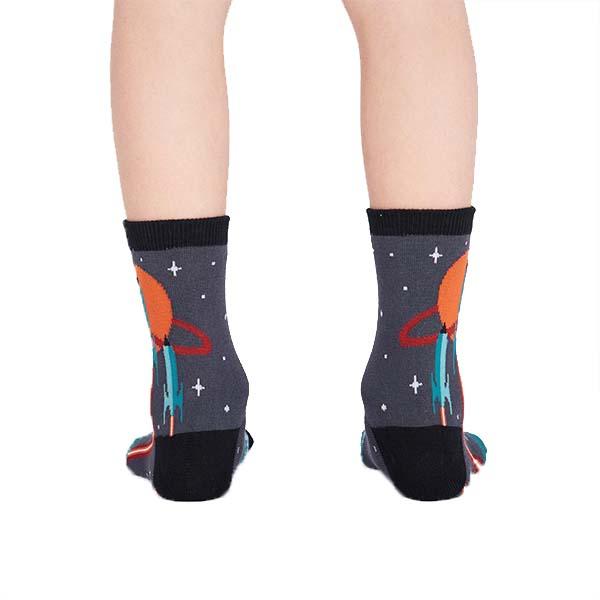 Launch from Earth Socks Junior Crew Sock