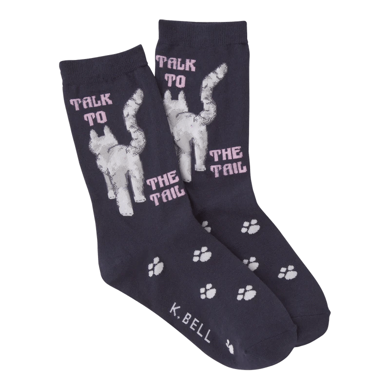 Talk To The Tail Women’s Crew Socks