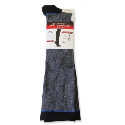 Marled Grey Compression Socks