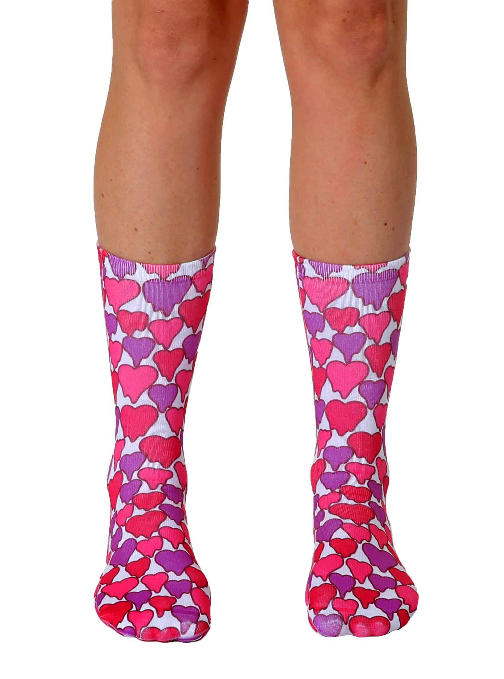 Melting Hearts Socks – Unisex Crew Sock