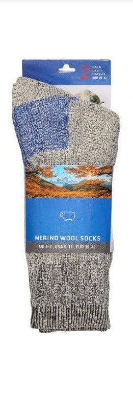 DOORBUSTER Merino Wool Women’s 2 Pack Boot Socks