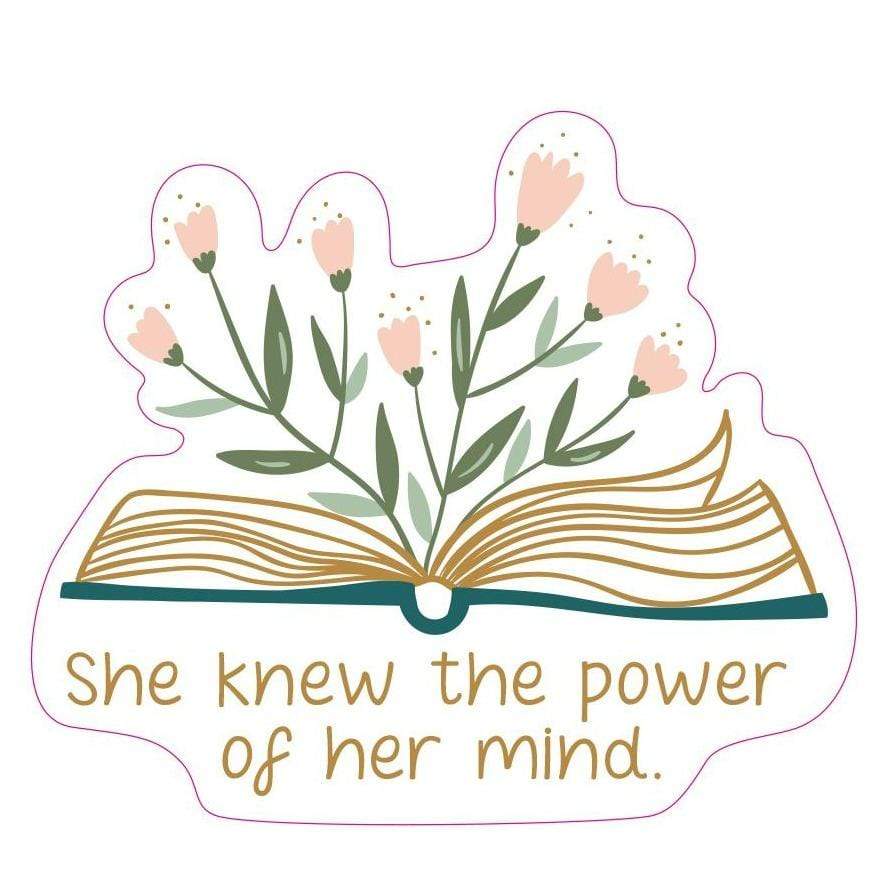 Book Flowers Sticker