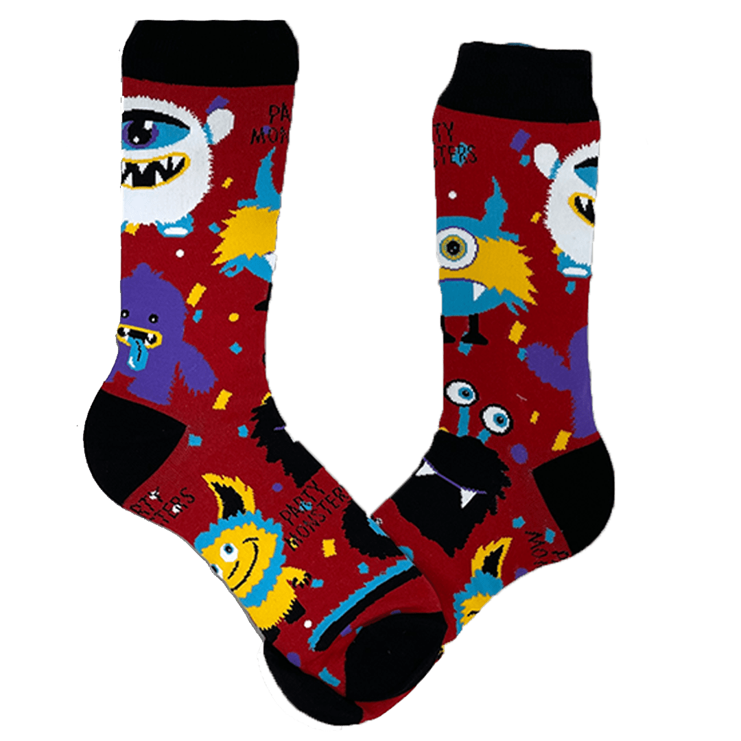 Monster Party Crew Sock