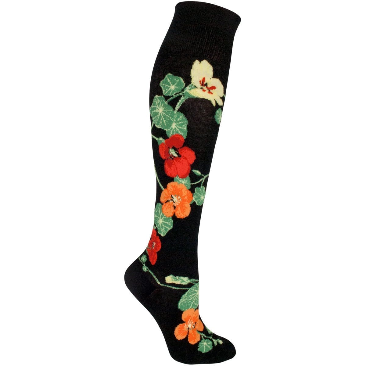 Nasturtiums Socks Women’s Knee High Sock