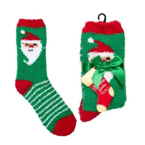 Santa Fuzzy Women’s Sock