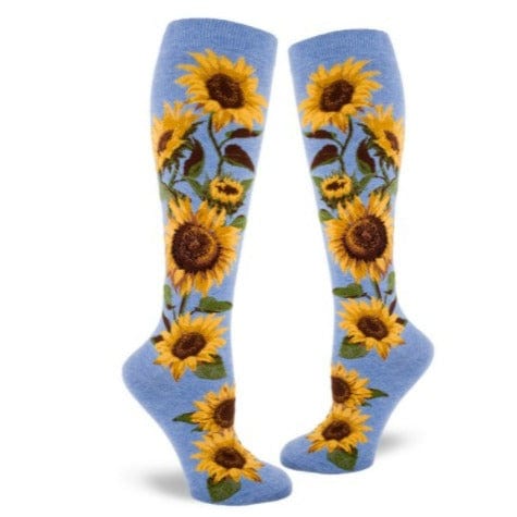 Sunflower Blue Women’s Knee High Socks