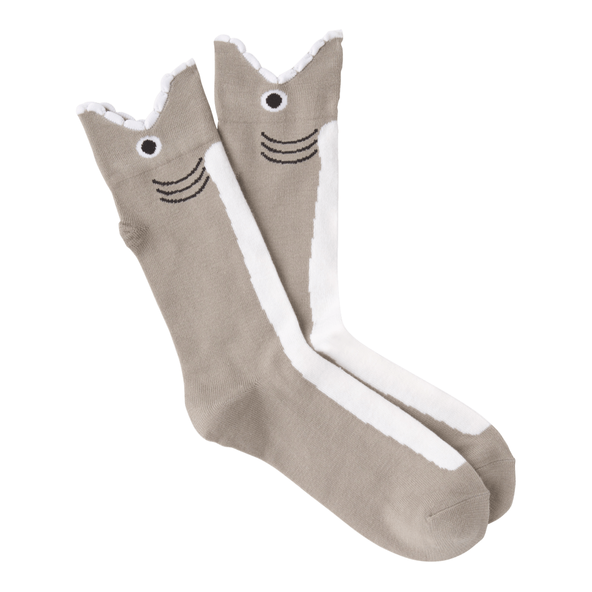 Wide Mouth Shark Socks Men’s Crew Sock