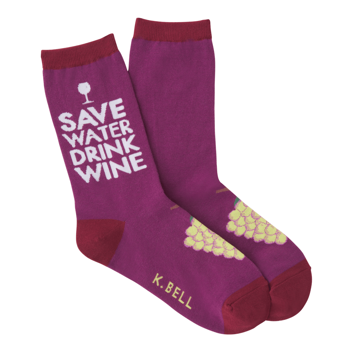 Drink Wine Women’s Crew Sock