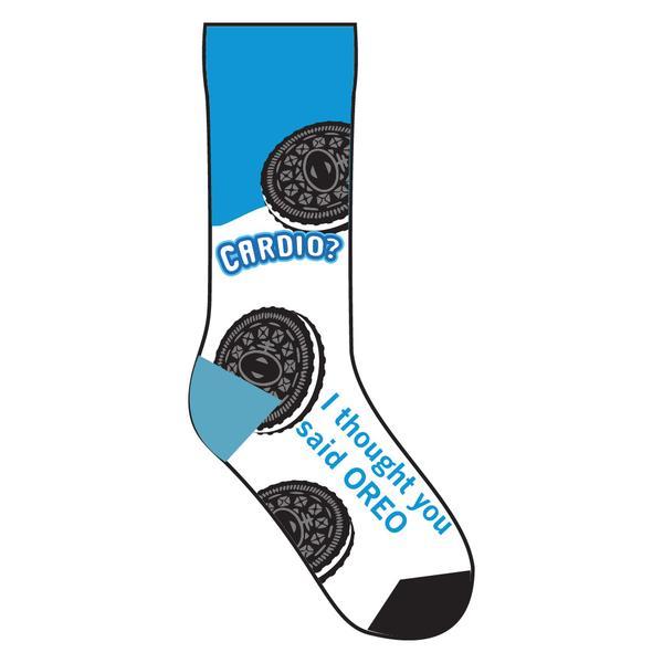 Cardio? I Thought You Said Oreo Socks Unisex Crew Sock