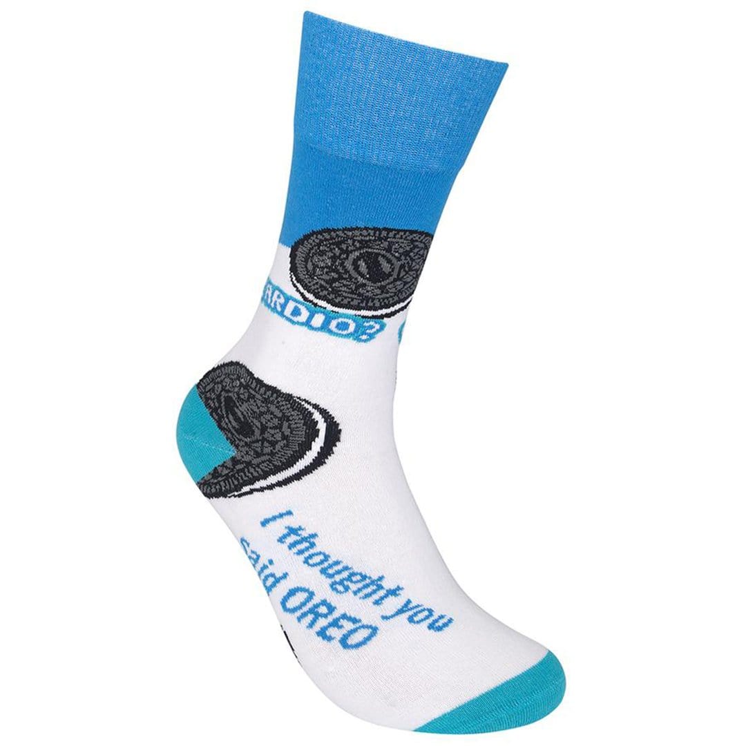 Cardio? I Thought You Said Oreo Socks Unisex Crew Sock