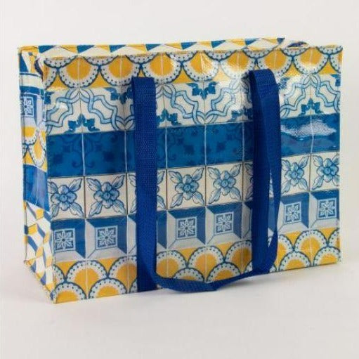 Painted Tiles Shoulder Tote