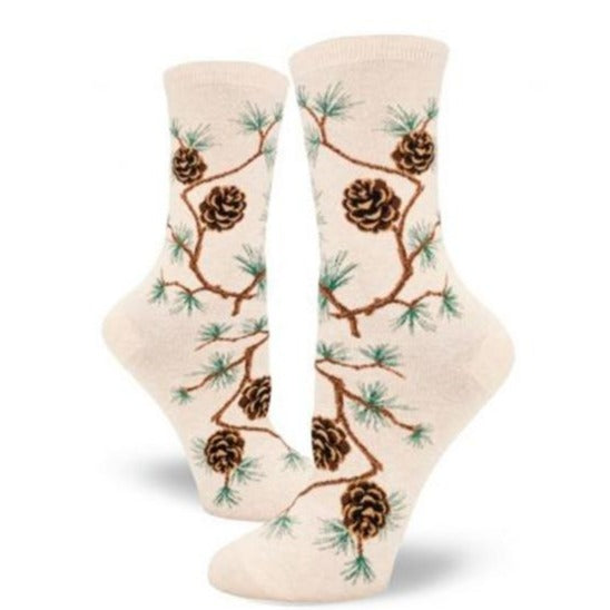 Pinecone Women’s Crew Socks