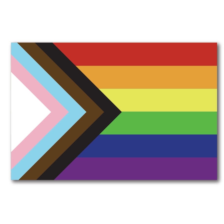 Progress Pride Flag Sticker