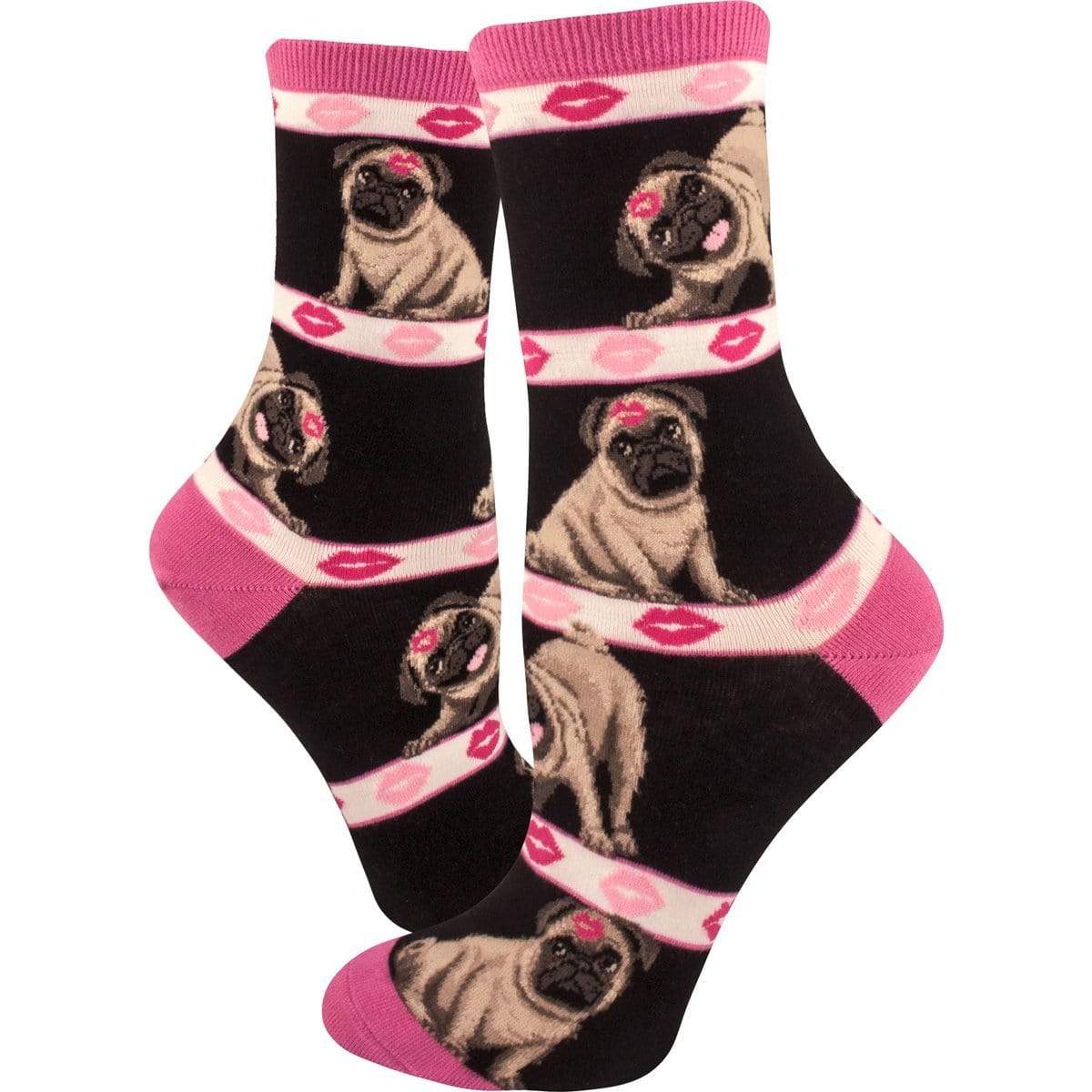 Pugs and Kisses Women’s Crew Sock