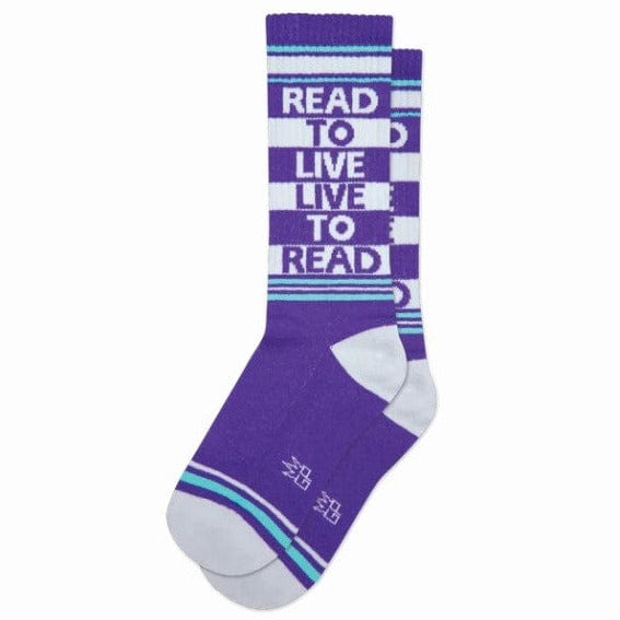 Read To Live Live To Read Unisex Crew Socks