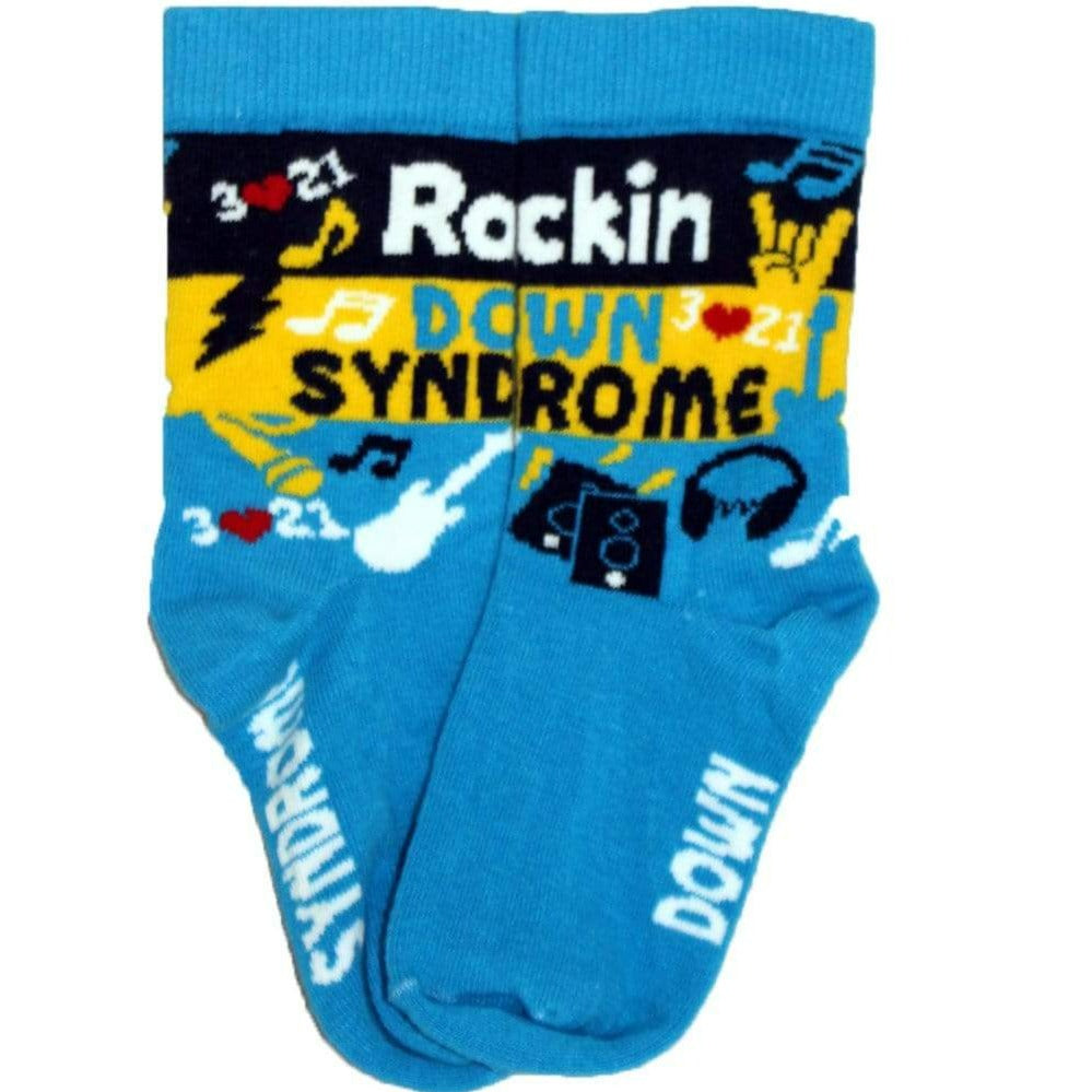 Rockin Down Syndrome Socks Junior Crew Sock