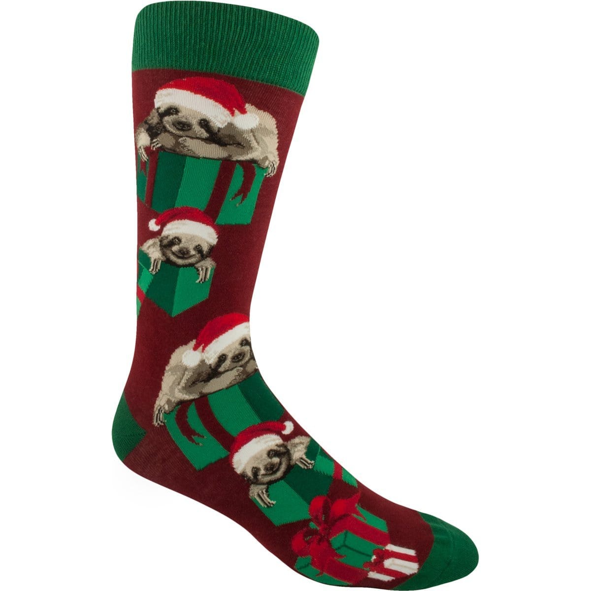 Santa Sloth Men’s Crew Sock