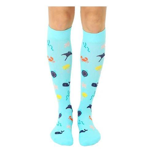 Under The Sea Compression Socks