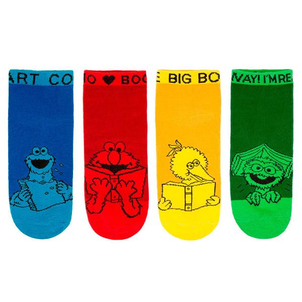 Sesame Street Ankle Socks 4 Pack