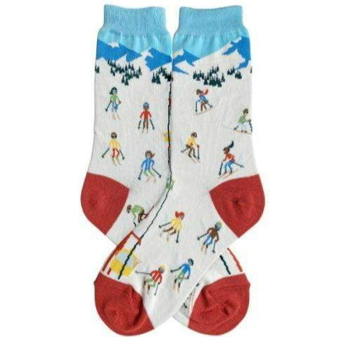 Skiing Women’s Crew Socks