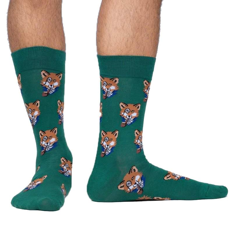 The Smoking Fox Men’s Crew Sock