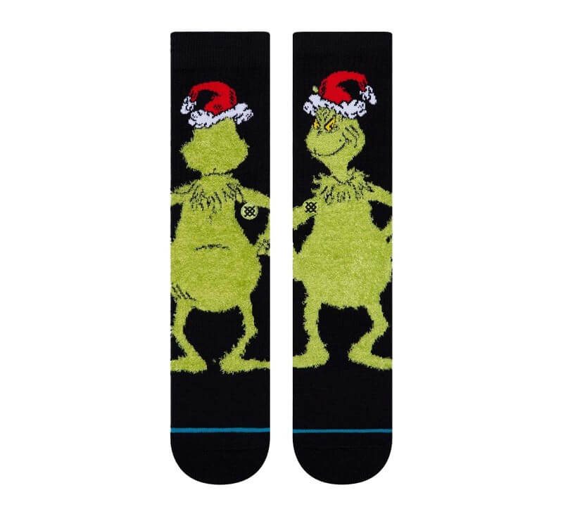 Mr. Grinch Men’s Crew Socks