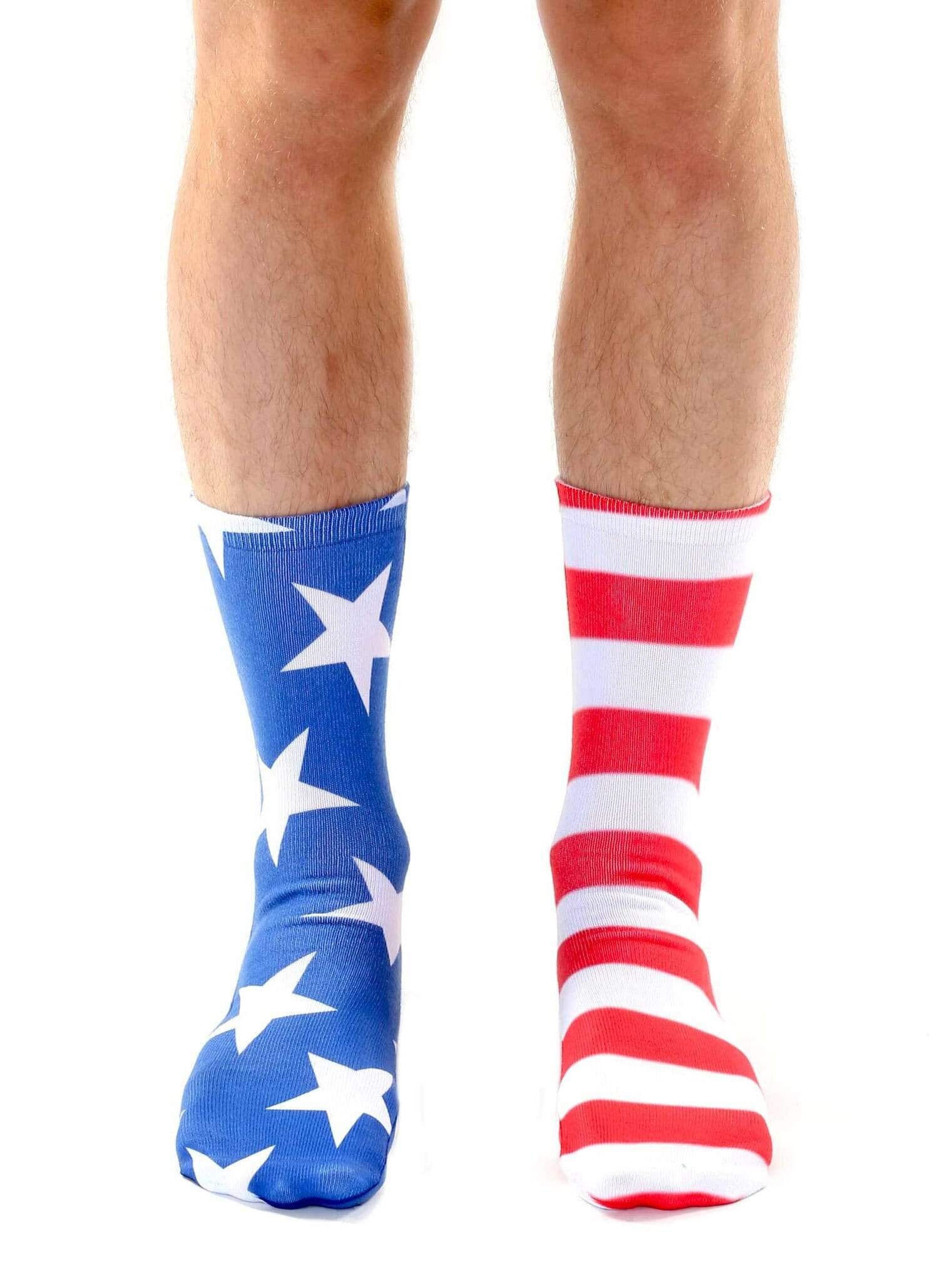 Stars and Stripes Socks Unisex Crew Sock